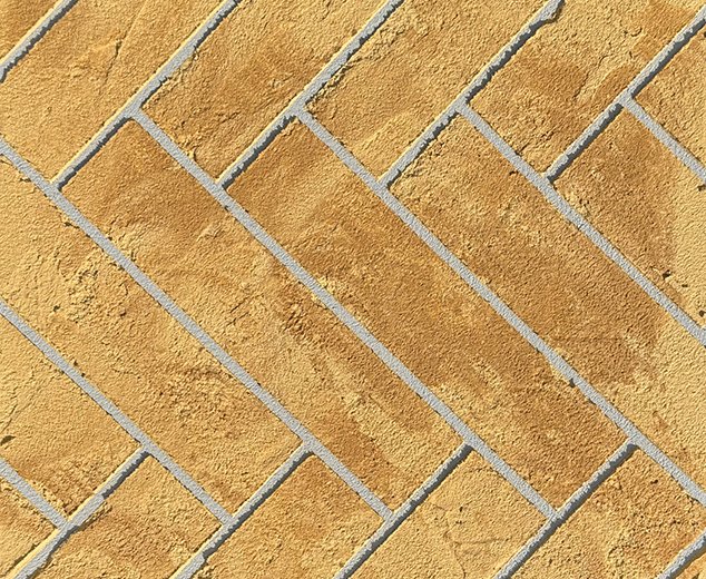 Kreativní technika - design cihlových pásků Kreativní omítky Baumit CreativTop