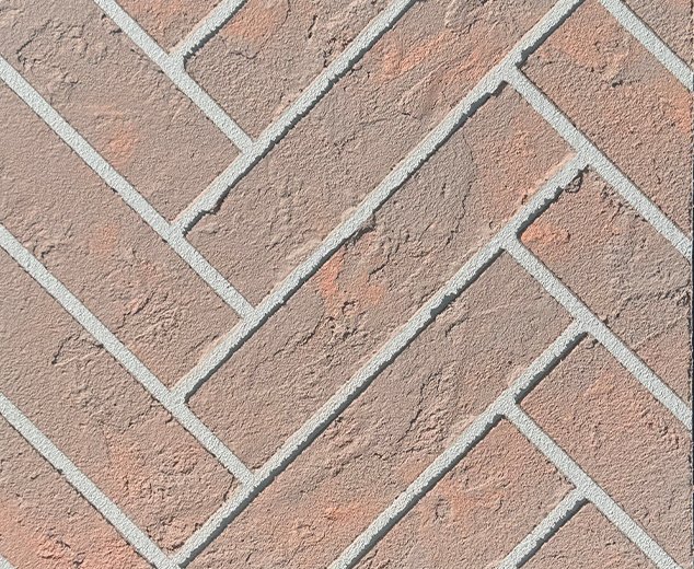 Kreativní technika - design cihlových pásků Kreativní omítky Baumit CreativTop