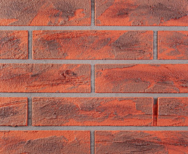 Kreativní technika - design cihlových pásků Kreativní omítky Baumit CreativTop